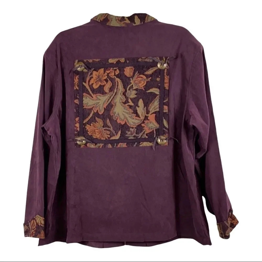 Susan Graver  Jacket detailed outline NWT